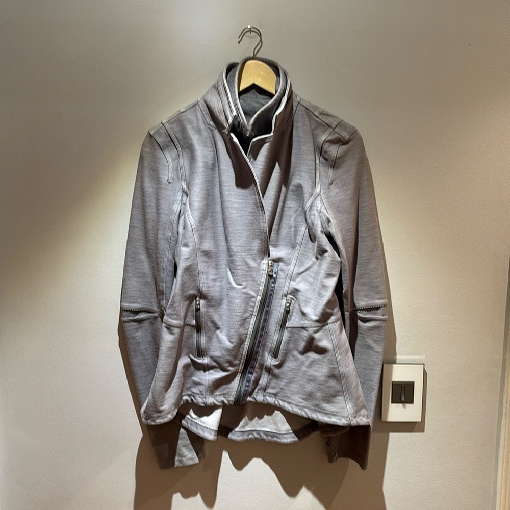 Lululemon Grey Asymmetric Jacket